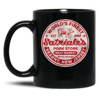 Satriale'S Italian Sausage Worn Out Black Coffee Mug, Gift Coffee Mug