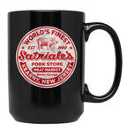 Satriale'S Italian Sausage Worn Out Black Coffee Mug, Gift Coffee Mug