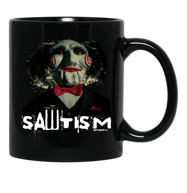 Sawtism Essential Black Coffee Mug, Gift Coffee Mug - Black