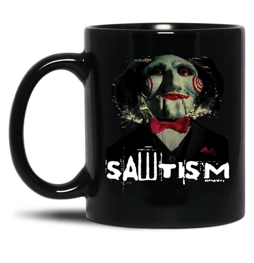 Sawtism Essential Black Coffee Mug, Gift Coffee Mug