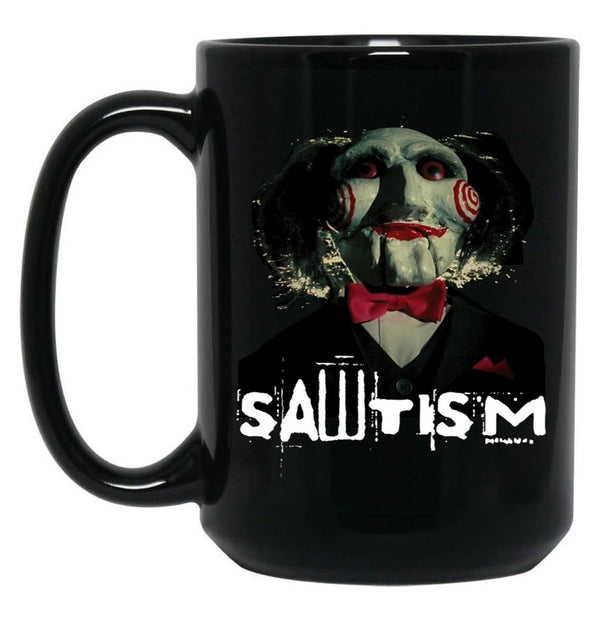 Sawtism Essential Black Coffee Mug, Gift Coffee Mug - Black
