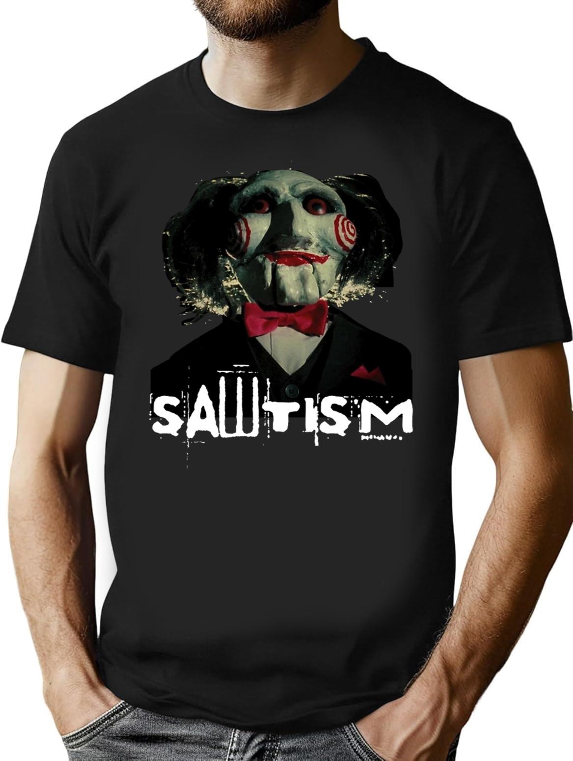 Sawtism Essential Premium Heavyweight Cotton T-Shirt - Black