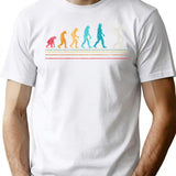 Saxophone Evolution Sax Retro Gift T-Shirt for Men & Women, T-Shirts Graphic Tee - White