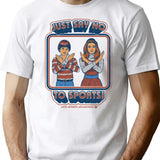 Say No To Sports T-Shirt for Men & Women, T-Shirts Graphic Tee - White