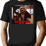 Scary Clown Christmas Santa T-Shirt for Men & Women, T-Shirts Graphic Tee - Black