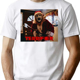 Scary Clown Christmas Santa T-Shirt for Men & Women, T-Shirts Graphic Tee - White