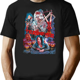 Scary Clown Horror Halloween 90S T-Shirt for Men & Women, T-Shirts Graphic Tee - Black