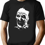 Scary Clown Horror Terrifier T-Shirt for Men & Women, T-Shirts Graphic Tee - Black