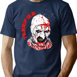 Scary Clown (2) T-Shirt for Men & Women, T-Shirts Graphic Tee - Navy