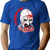 Scary Clown (2) T-Shirt for Men & Women, T-Shirts Graphic Tee - Blue