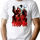 Scary Clown T-Shirt for Men & Women, T-Shirts Graphic Tee - White