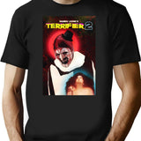 Scary Terrifier 2 Movie Film T-Shirt for Men & Women, T-Shirts Graphic Tee - Black