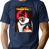 Scary Terrifier 2 Movie Film T-Shirt for Men & Women, T-Shirts Graphic Tee - Navy