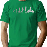 Scooter T-Shirt for Men & Women, T-Shirts Graphic Tee - Green