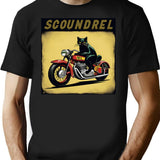 Scoundrel T-Shirt for Men & Women, T-Shirts Graphic Tee - Black