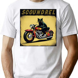 Scoundrel T-Shirt for Men & Women, T-Shirts Graphic Tee - White
