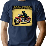 Scoundrel T-Shirt for Men & Women, T-Shirts Graphic Tee - Navy