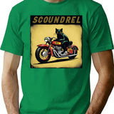 Scoundrel T-Shirt for Men & Women, T-Shirts Graphic Tee - Green