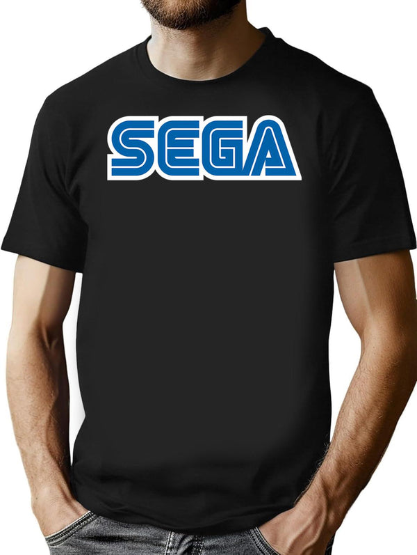Sega T-Shirt for Men & Women, T-Shirts Graphic Tee - Black