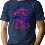 Self-Confident Hot-Dog Club T-Shirt for Men & Women, T-Shirts Graphic Tee - Navy