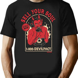 Sell Your Soul (1) T-Shirt for Men & Women, T-Shirts Graphic Tee - Black