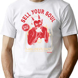 Sell Your Soul (1) T-Shirt for Men & Women, T-Shirts Graphic Tee - White