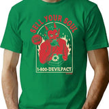Sell Your Soul (1) T-Shirt for Men & Women, T-Shirts Graphic Tee - Green