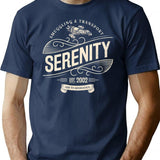 Serenity Smuggling And Transport T-Shirt for Men & Women, T-Shirts Graphic Tee - Navy