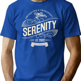 Serenity Smuggling And Transport T-Shirt for Men & Women, T-Shirts Graphic Tee - Blue