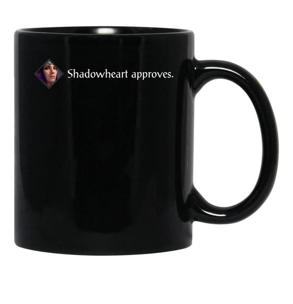Shadowheart Approves Black Coffee Mug, Gift Coffee Mug - Black
