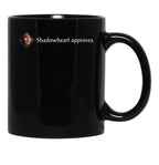 Shadowheart Approves Black Coffee Mug, Gift Coffee Mug - Black
