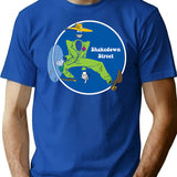 Shakedown Street T-Shirt for Men & Women, T-Shirts Graphic Tee - Blue