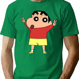 Shin Chan Ok T-Shirt for Men & Women, T-Shirts Graphic Tee - Green