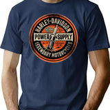 Shirt Biketoberfest Bike Week Shirts Cycle Vintage 1997 Hd Motor Cycles Eagle 2 T-Shirt for Men & Women, T-Shirts Graphic Tee - Navy