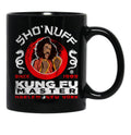 Sho Nuff Kung Fu Master Black Coffee Mug, Gift Coffee Mug - Black