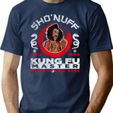 Sho Nuff Kung Fu Master Premium Heavyweight Cotton T-Shirt - Navy