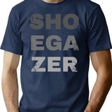 Shoegazer Vintage T-Shirt for Men & Women, T-Shirts Graphic Tee - Navy