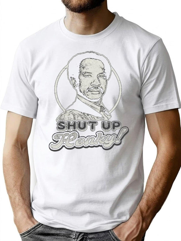 Shut Up Honky Premium Heavyweight Cotton T-Shirt - White