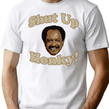 Shut Up Honky Worn Premium Heavyweight Cotton T-Shirt - White