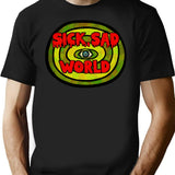 Sick Sad World T-Shirt for Men & Women, T-Shirts Graphic Tee - Black