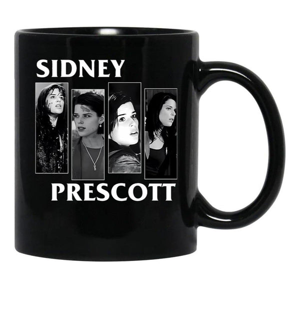 Sidney-Prescott-Horror-Punk-Scream Classic Coffee Mug Black Coffee Mug, Gift Coffee Mug - Black