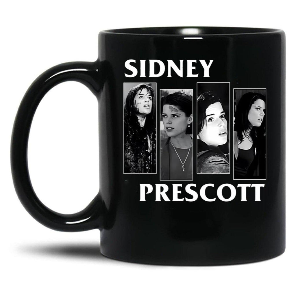 Sidney-Prescott-Horror-Punk-Scream Classic Coffee Mug Black Coffee Mug, Gift Coffee Mug