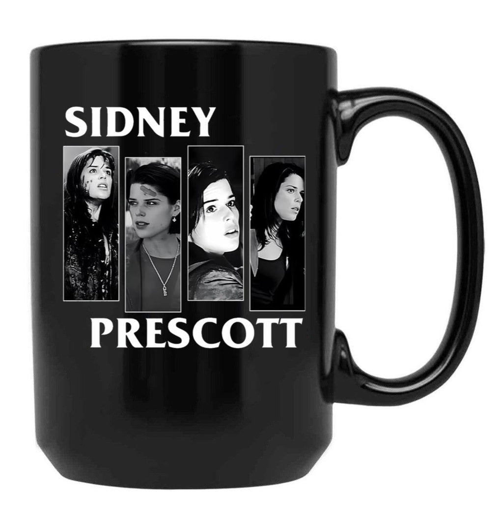 Sidney-Prescott-Horror-Punk-Scream Classic Coffee Mug Black Coffee Mug, Gift Coffee Mug