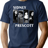 Sidney-Prescott-Horror-Punk-Scream Classic Premium Heavyweight Cotton T-Shirt - Navy