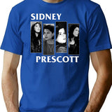 Sidney-Prescott-Horror-Punk-Scream Classic Premium Heavyweight Cotton T-Shirt - Blue