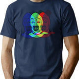 Signature 3D Art The Clown From Terrifier T-Shirt for Men & Women, T-Shirts Graphic Tee - Navy