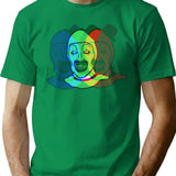 Signature 3D Art The Clown From Terrifier T-Shirt for Men & Women, T-Shirts Graphic Tee - Green