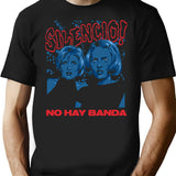 Silencio T-Shirt for Men & Women, T-Shirts Graphic Tee - Black