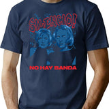 Silencio T-Shirt for Men & Women, T-Shirts Graphic Tee - Navy