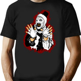 Silent Clown T-Shirt for Men & Women, T-Shirts Graphic Tee - Black